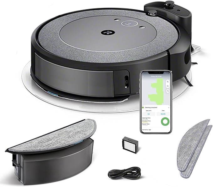 TOP Robots Aspiradores Fregasuelos: ¡Limpieza automática para tu hogar! iRobot Roomba Combo i5