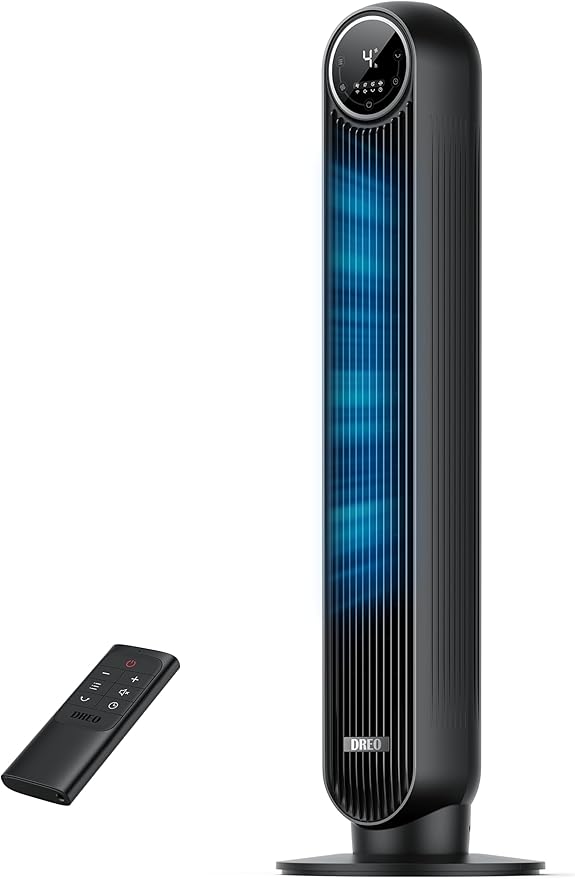 NO MÁS CALOR EN TU CUARTO Dreo 20dB Ventilador de Pie Silencioso