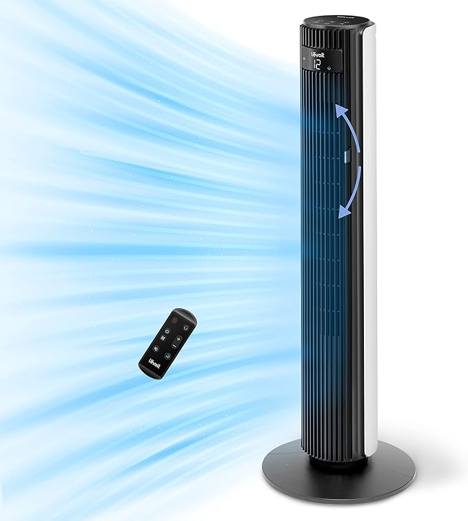 TOP 10 Ventiladores de Torre SILENCIOSOS: Levoit Classic Pro (LTF-F422-WEU)