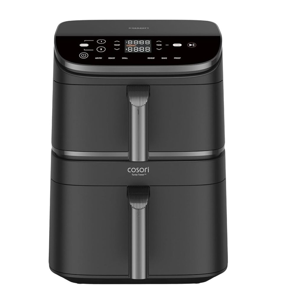 TOP 10 Freidoras de Aire: Cocina saludable y deliciosa. Cosori Turbo Tower